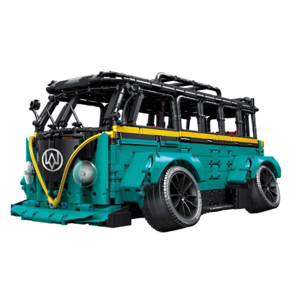Конструктор гоночного автомобиля Volkswagen T2 масштаба 1:10, состоит из 2975 деталей, подходит для лиц старше 14 лет.